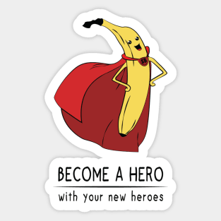 Super Banana Sticker